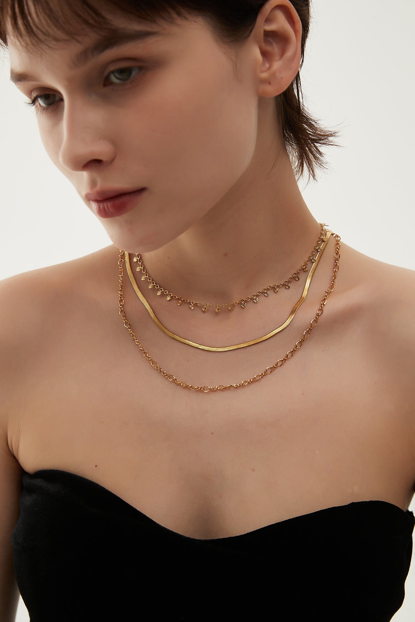 𝗟𝗲-𝘄𝗶𝗻𝗱 18𝗞 𝗚𝗼𝗹𝗱-𝗣𝗹𝗮𝘁𝗲𝗱 Necklace